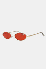 Metal Frame Oval Sunglasses