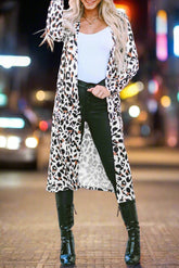 Woman wearing Leopard cover