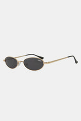 Metal Frame Oval Sunglasses