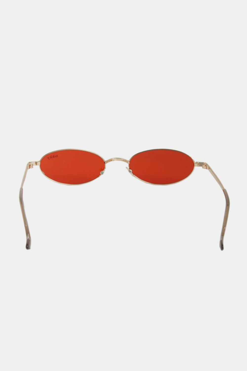 Metal Frame Oval Sunglasses