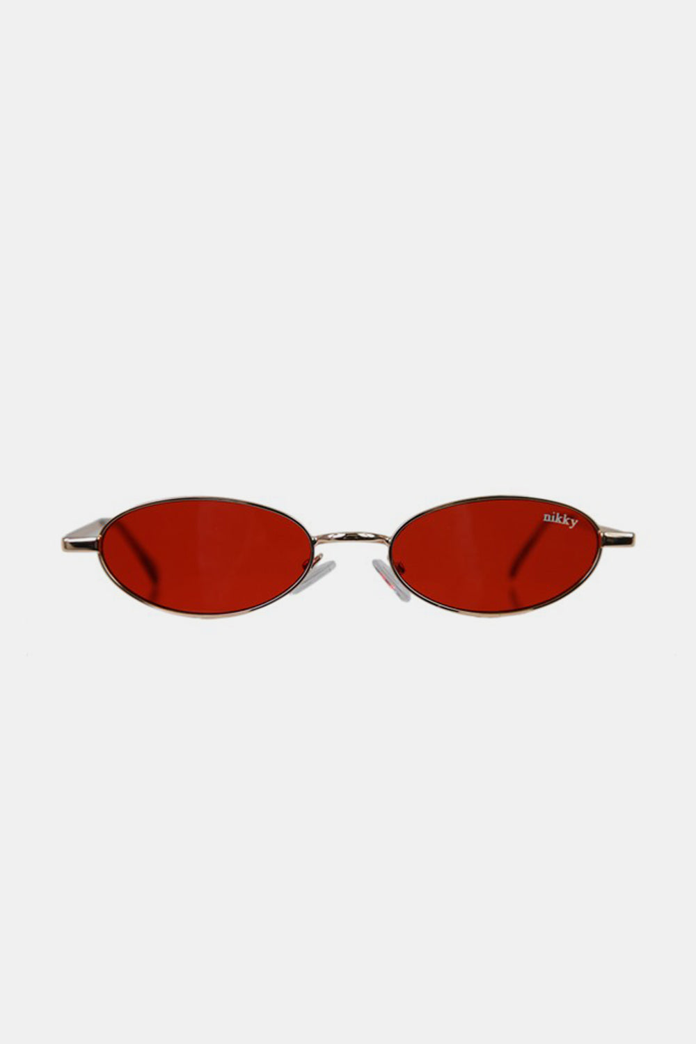 Metal Frame Oval Sunglasses