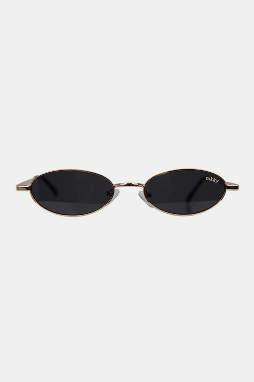 Metal Frame Oval Sunglasses